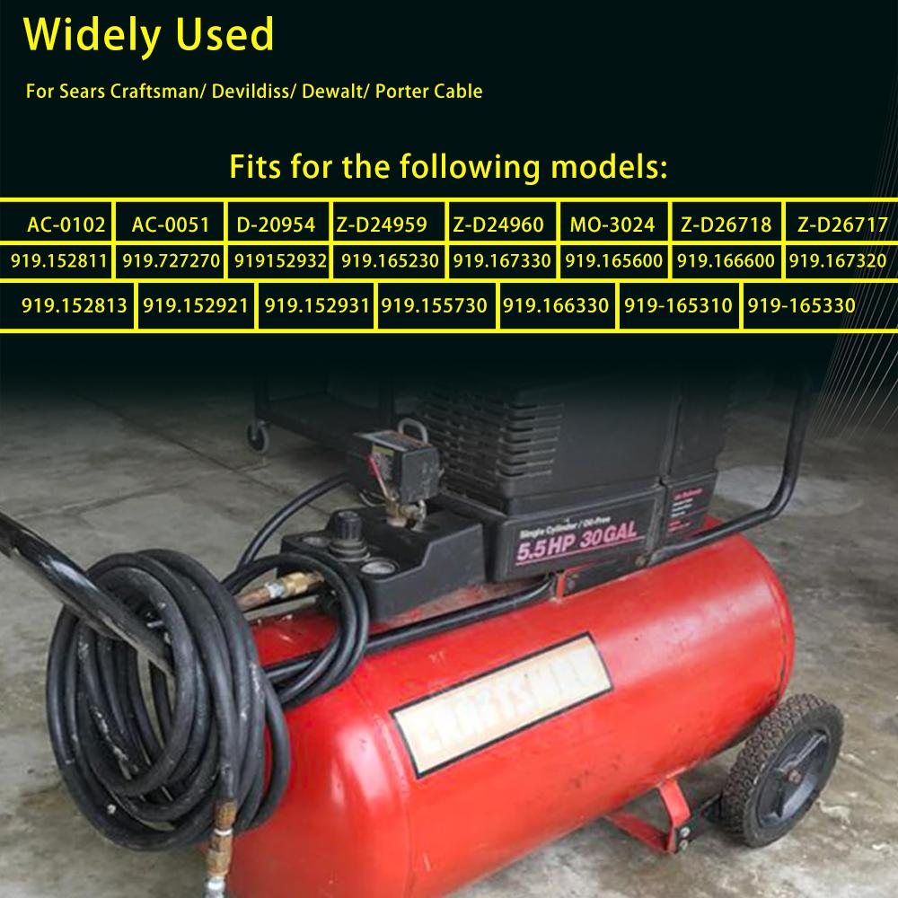 KK-4835 A02743 Kit de biele pentru piston compresor pentru Craftsman Devildiss Dewalt Porter Cablu Pompă pentru compresor de aer fără ulei