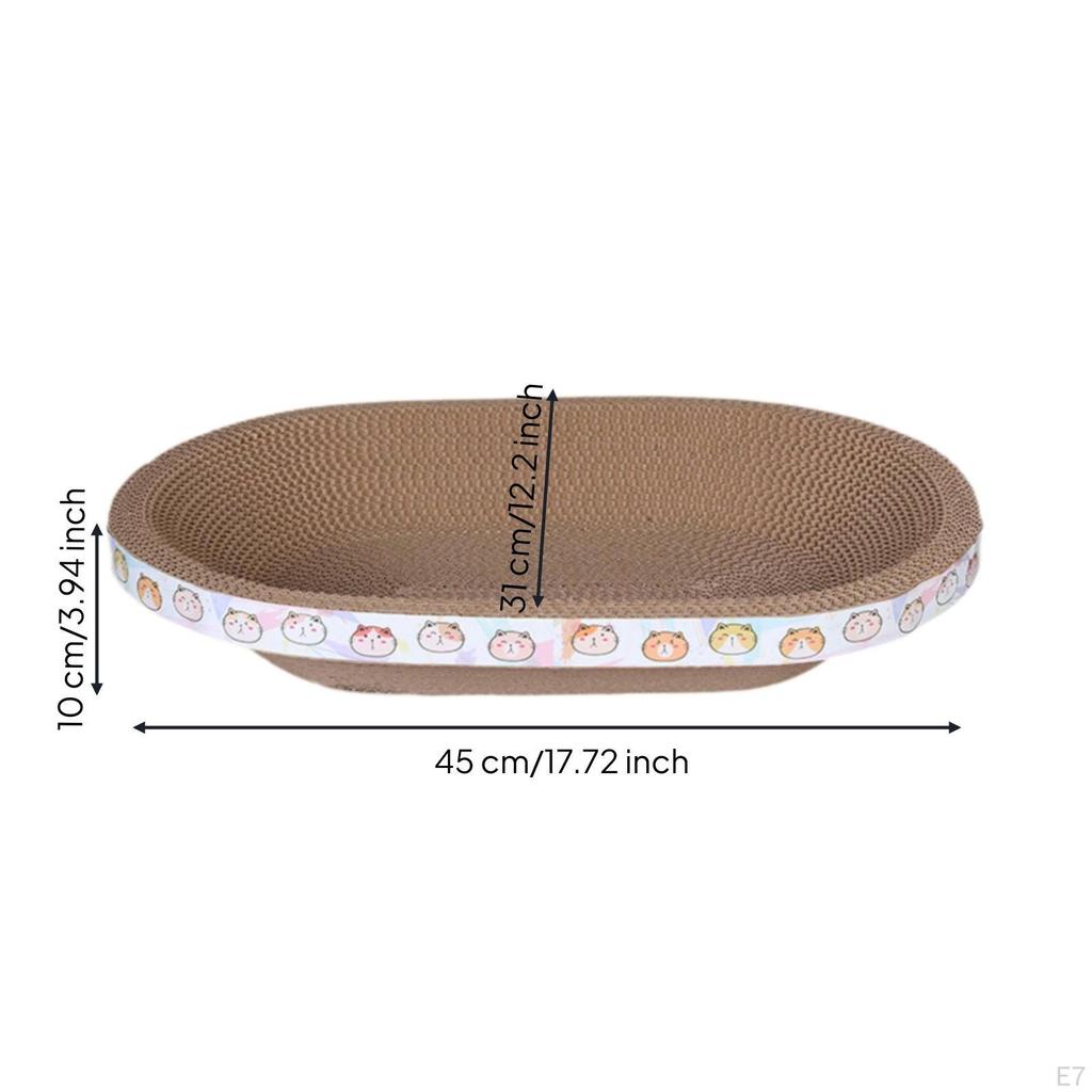 Corrugated Cat Scratcher Bed Concave Lounge Comfortable Pet