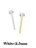 925 Silver Crystal Different Size Nose Studs Nose Piercing Body Jewelry Piercing Nez Pircing Nariz Joyería Corporal