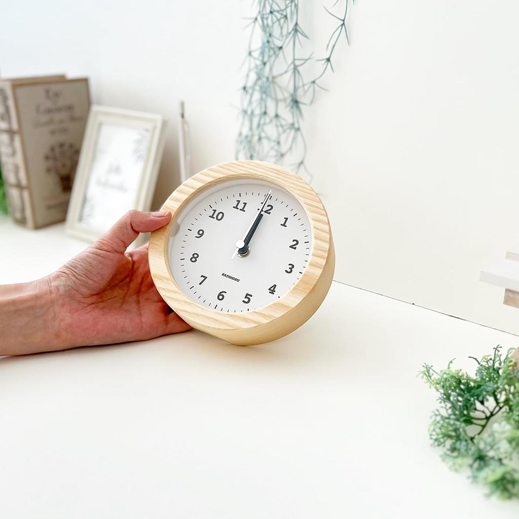 KATOMOKU Orologio a doppio uso 5 orologio radio controllato naturalmente lancetta dei secondi continua km-112NARC