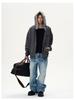 American Retro Oversized Fur Collar Couple Hoodie Cardigan