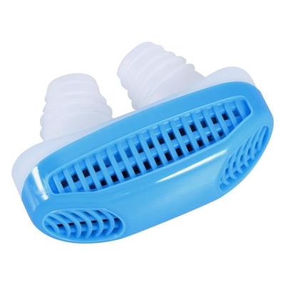 2 In 1 Anti-snoring and Air Purifier Relieve Snoring Nasal Breathing Device Night Sleep Aid (blue)