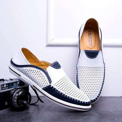 Herren Atmungsaktiver Mokassin Neu Hohe Qualität Sommer Aushöhlen Lässige Slipper Klassische Fahrschuhe für Herren Zapatos Hombre