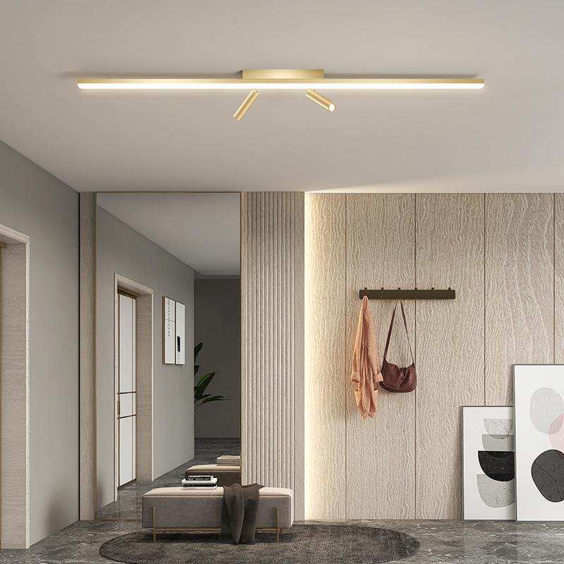 Modern Led Aisle Ceiling Lights with Spotlights Simple for Foyer Corridor Bedroom Lamp Home Decoration Fixture Indoor Lighting