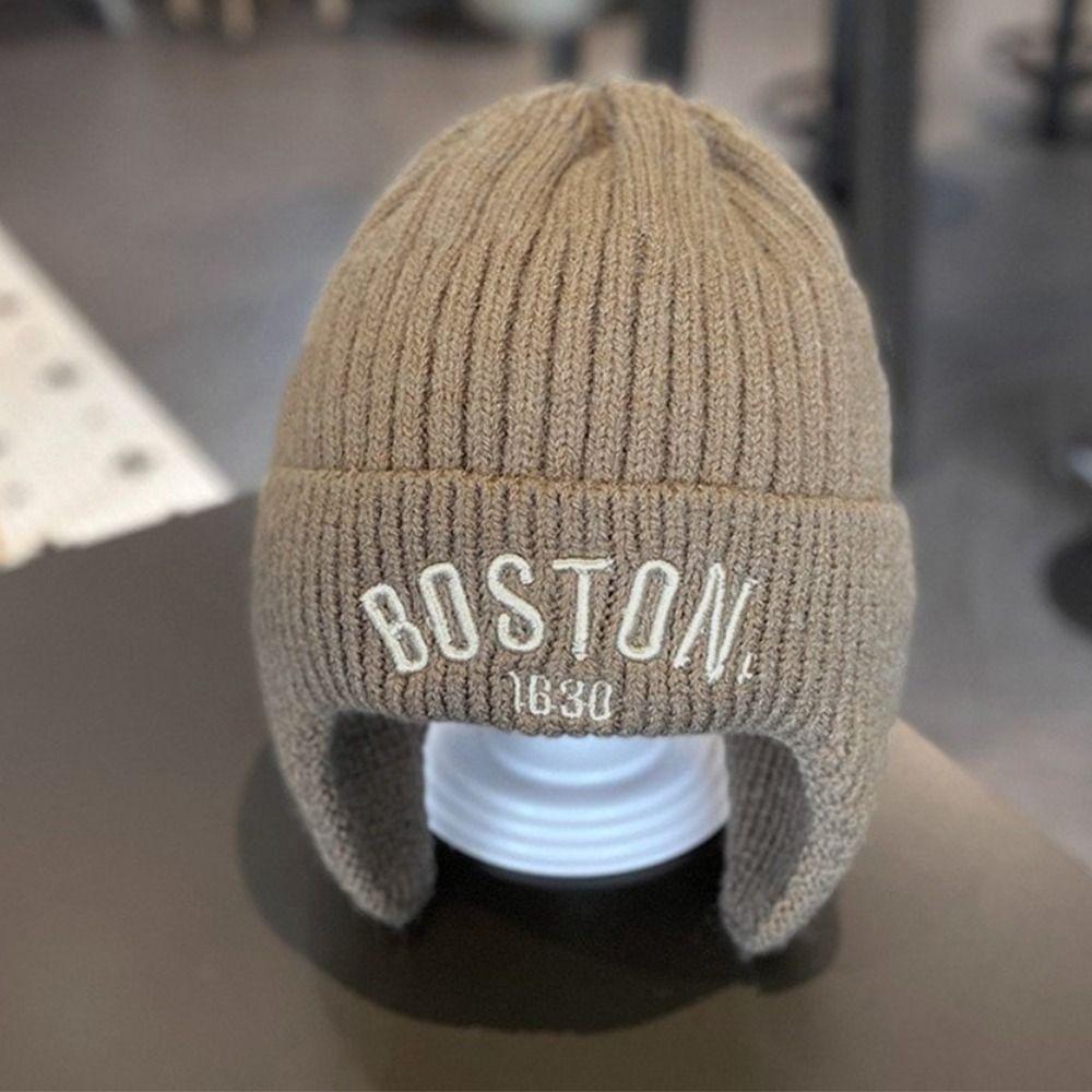 Wool Ear Protection Hat Soft Kids Earmuffs Cap Baby Wear Kids Cap  Toddler