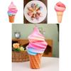 Eiswaffel Kissen Spielzeug Flauschig Und Zum Kuscheln Cartoon-Inspiriert Vielfalt An Bunten Designs Erhältlich