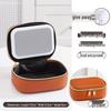 In Stock: Waterproof PU Makeup Bag with Light Design - Portable and Perfect for Travel