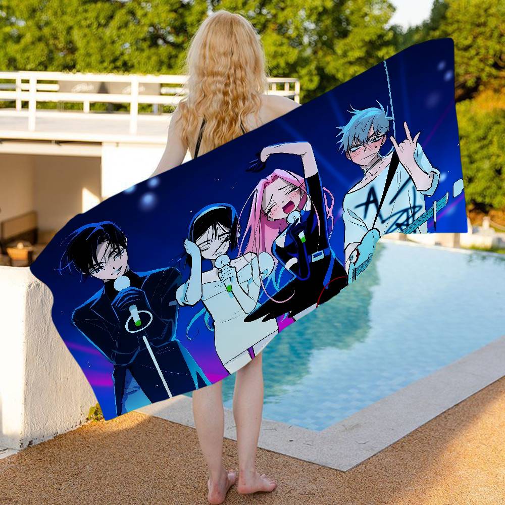 Anime ALIENS STAGE Microfiber Blanket Quick Drying Beach Towels Oversized Printing Super Absorbent Pool Towel Blanket