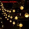 Solar Garden Led String Lights Waterproof For Patio Party And Holiday Decor