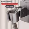 Suction Cup Showerhead Bracket Space Aluminum Handheld Sprayer Support  Bathroom Accessories