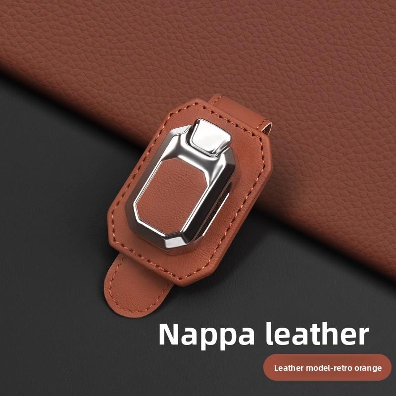 

Car Sunglasses Frame leather Glasses Clip Multi Function In Car Creative Eye Box Card Clip On Board Car Accessorie Auto Interior