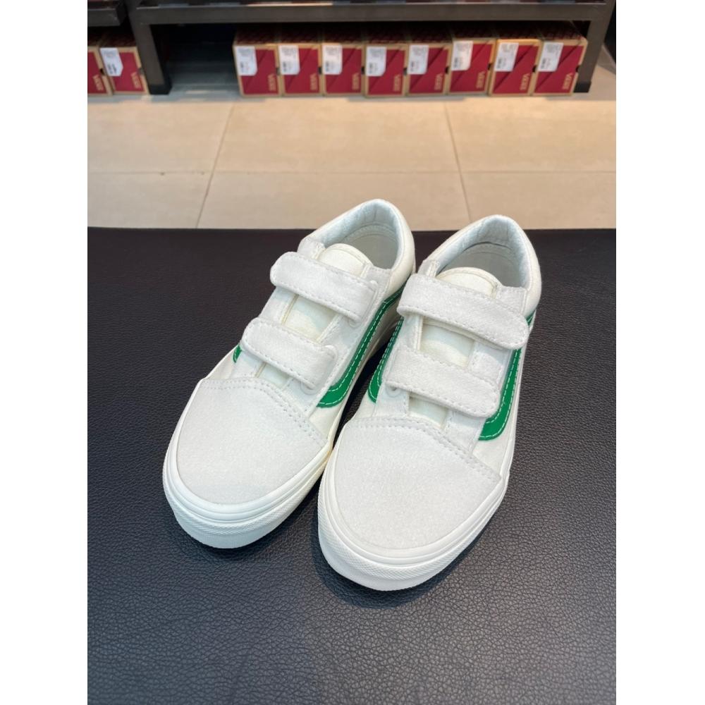 

Кроссовки Barnes Kids Old School Old Skool Marshmallow Jolly Green VN0A4BUVRFX