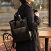 Melting Brown Women Backpack Square Bag