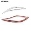 Rear Fog Light Lamp Cover Trim For Toyota Prius Hatchback     Chrome Foglight Protector Accessories Car Styling