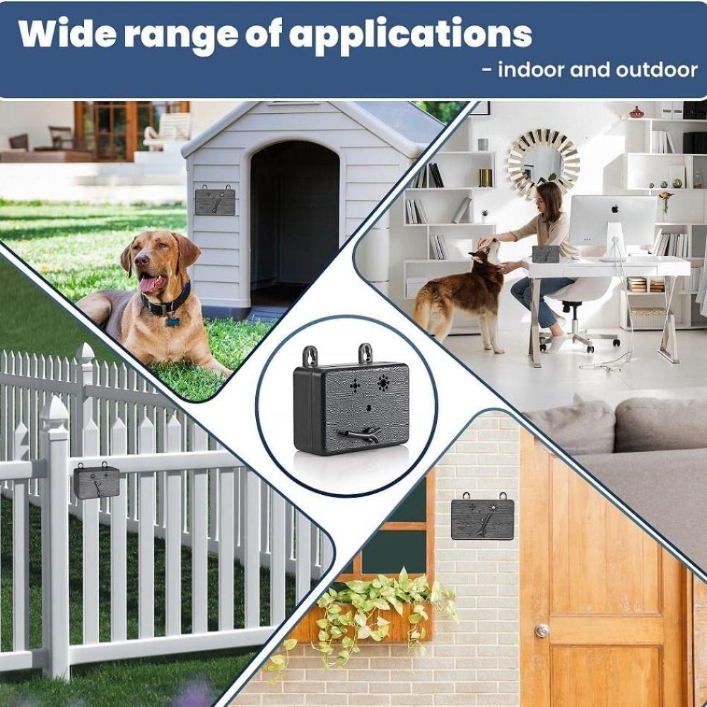 Dispositivi Anti Abbaianti a 3 Modalità Lunga Portata 50ft Bark Box Sicuro per Animali Deterrente per l'Abbaio del Cane Addestramento del Cane