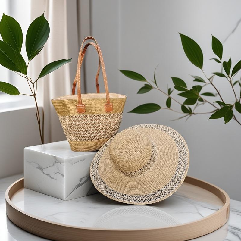 Schulter Strohtasche Mode Damen Tasche Große Kapazität Tragetasche