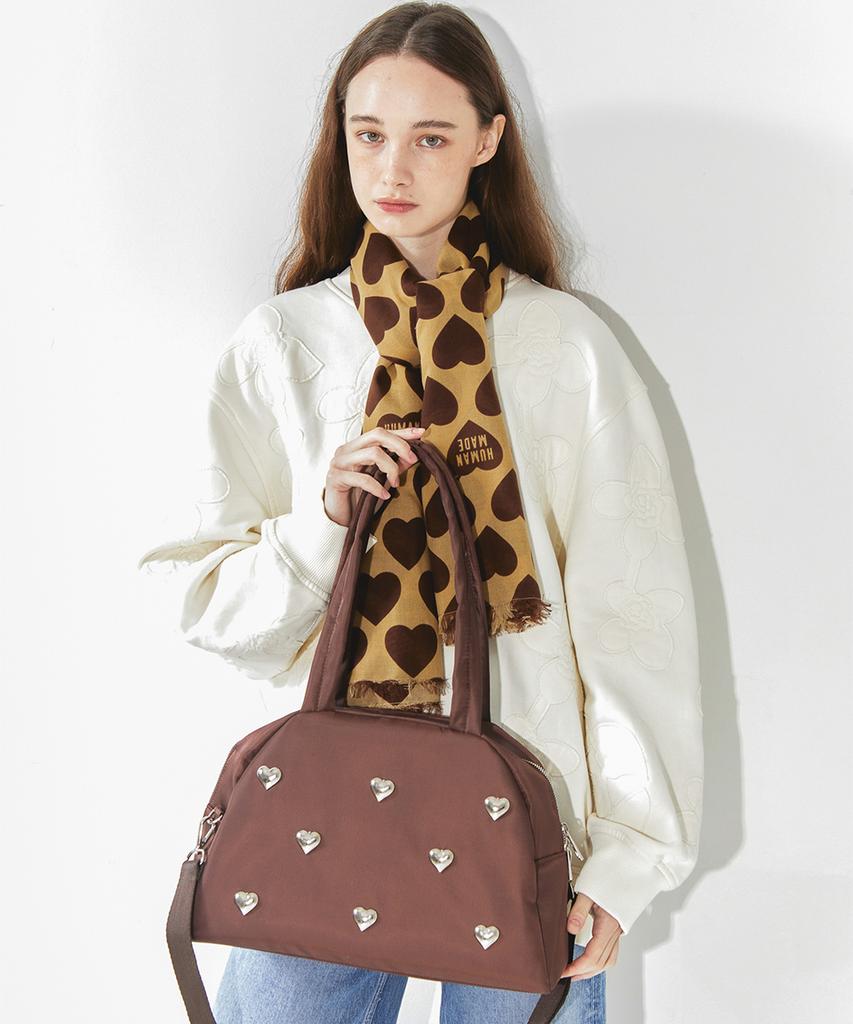 Holly Loves Love Crescent Bag Large_Brown