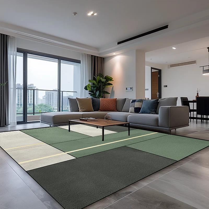 Modern New Geometric Carpet for Living Room Abstract Home Decoration Sofa Side Plush Rugs Kitchen Tables Non-slip Soft Floor Mat