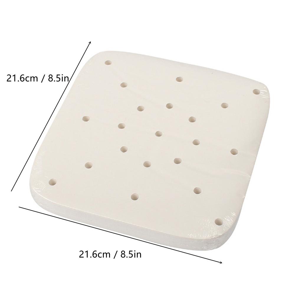 Square Fryer Parchment Paper Liners Perforated Parchment Filter Paper