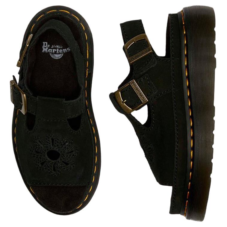 Dr. Martens Dunnet Fashionable Comfortable Slide Sandals Women Sandals Black 41124001