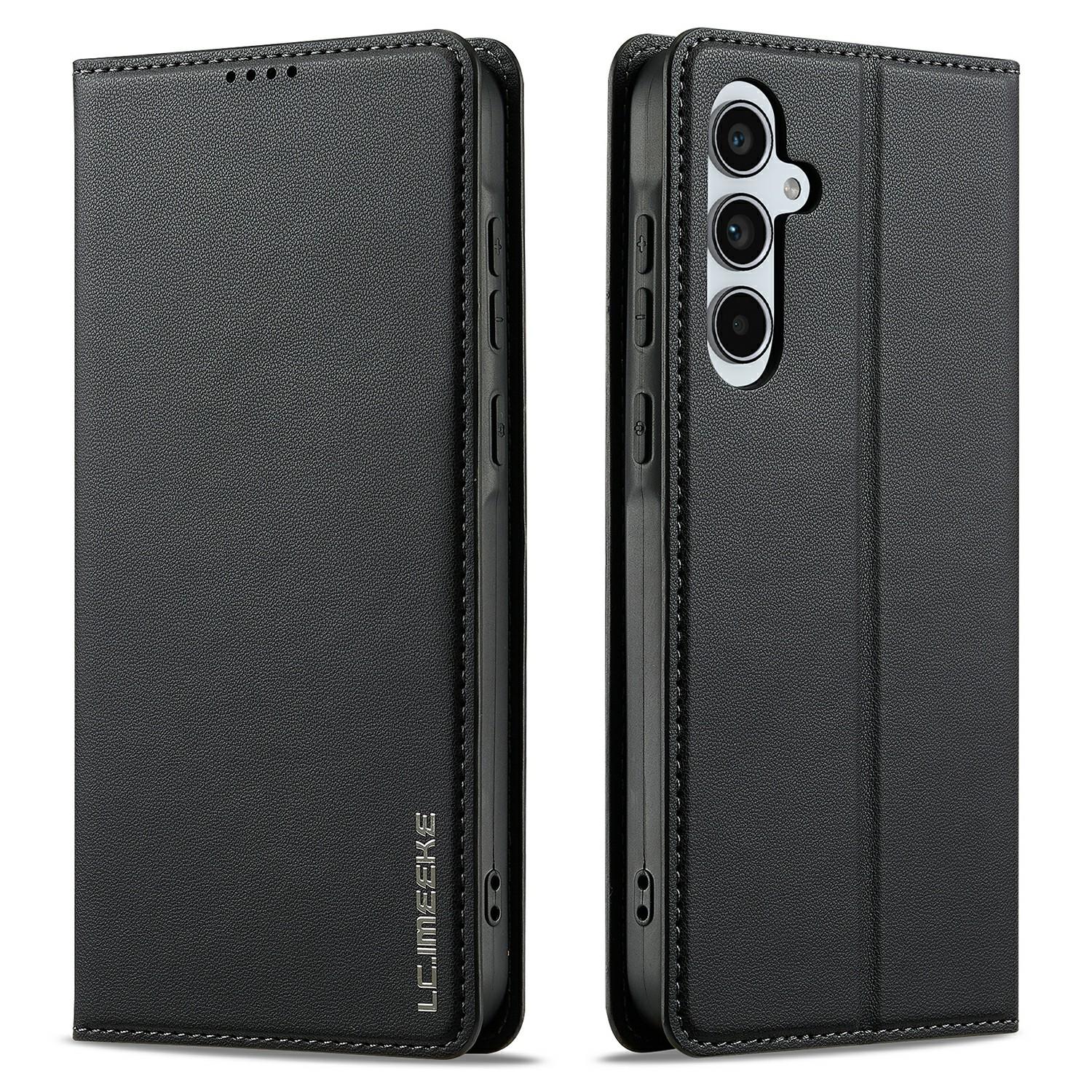 

LC.IMEEKE L1 Series for Samsung Galaxy A16 5G/A16 4G Case PU Leather Wallet Stand Protective Phone Cover Black