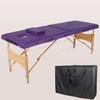Adjustable Portable Solid Wood Beauty Bed for Massage & Physiotherapy