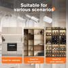 Self-Tapping Screws Cabinet Laminate Support,2024 New Shelf Pegs Pins with Non-Slip Sleeve, Shelf Pegs for Shelves, Shelf Support Pegs for Furniture