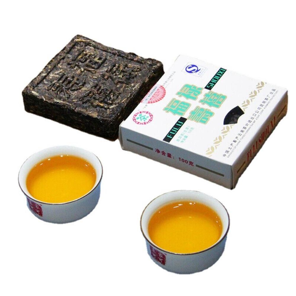 Yunnan Pu er Tea Brick CNNP Zhongcha Fulu Shouxi 100g Puerh