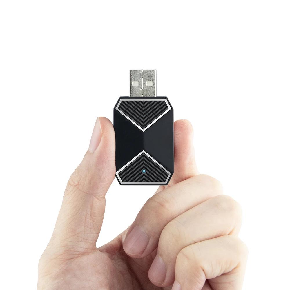 Wireless CarPlay Android Auto 2 IN 1 AI Mini Box Adapter Cars WiFi Smart Voice Assistant USB Plug&Play for Wired CarPlay Android