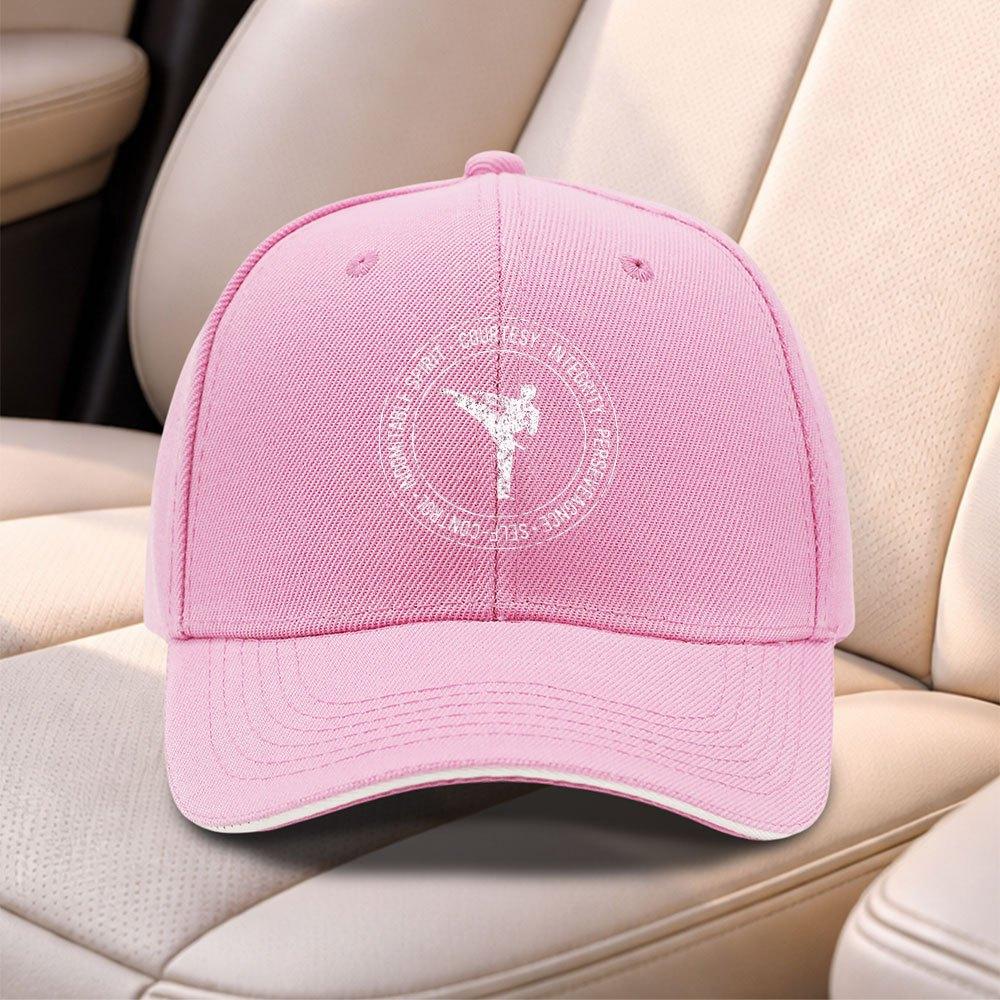 Taekwondo Spirit Pattern Adjustable Baseball Cap Duckbill Hat For Men Women Outdoor Sports Fishing Daily Wear