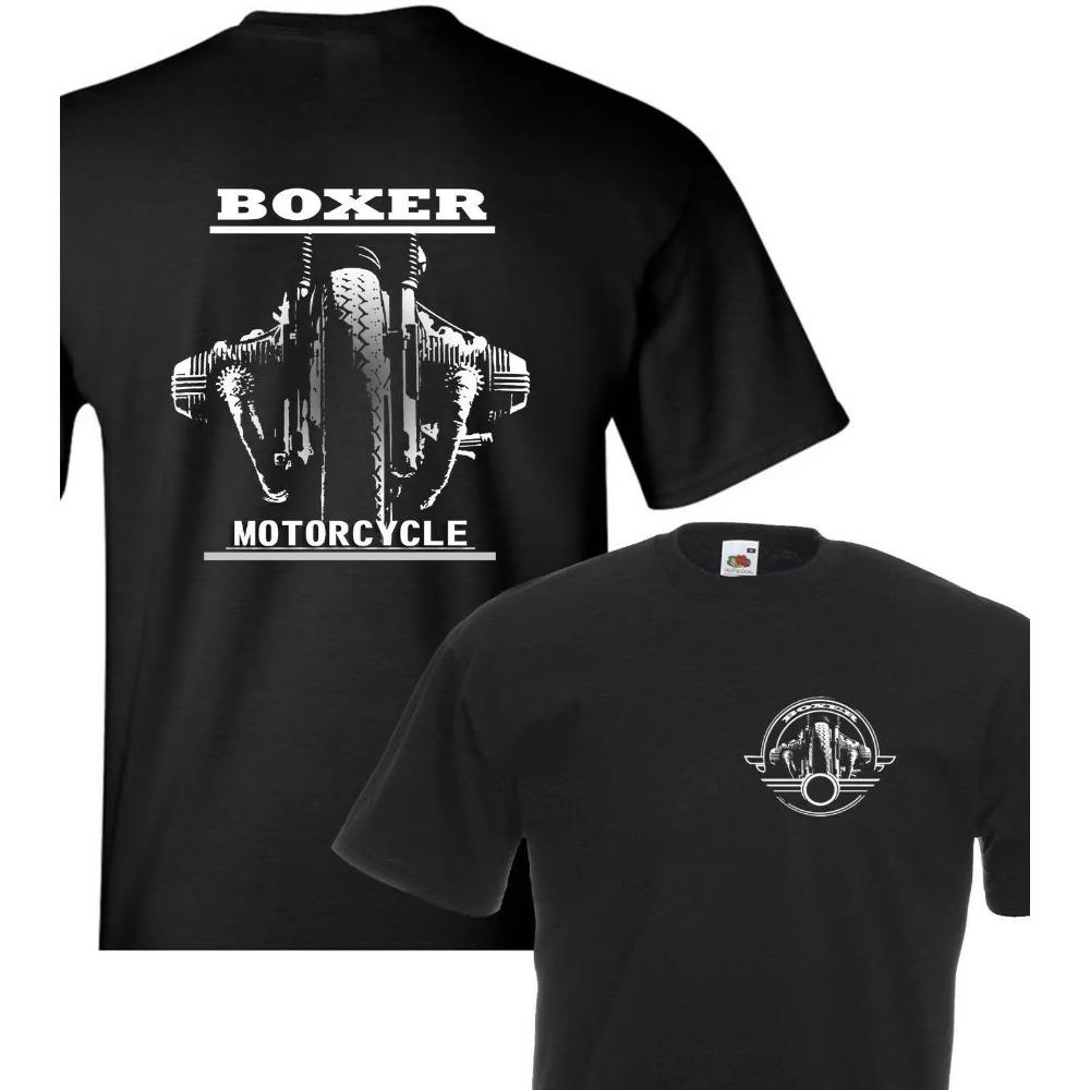 

Двусторонняя R 1200Gs Boxer Классический мотоцикл Мощный Байкер Мотоцикл 2019 Футболки для мужчин Хлопок Летний стиль Мужская футболка Одежда XXXXXL чёрный