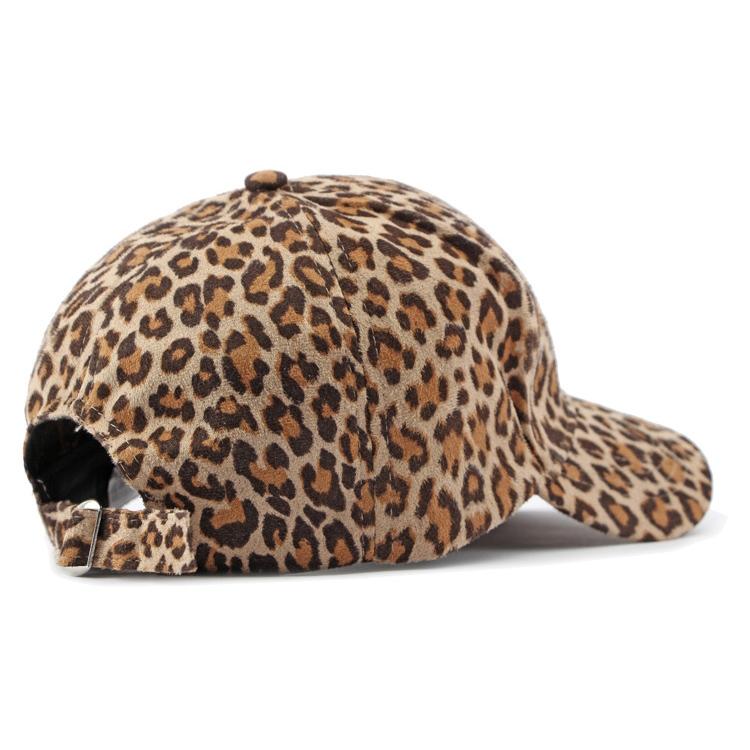 Pălărie cu imprimeu leopard Femei Parasolar Şapcă de baseball Retro