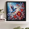 Hummingbird DIY Diamond Painting Kit with Colorful Rhinestones Sparkling Craft Canvas for Adults Home Decor and Relaxing Hobby