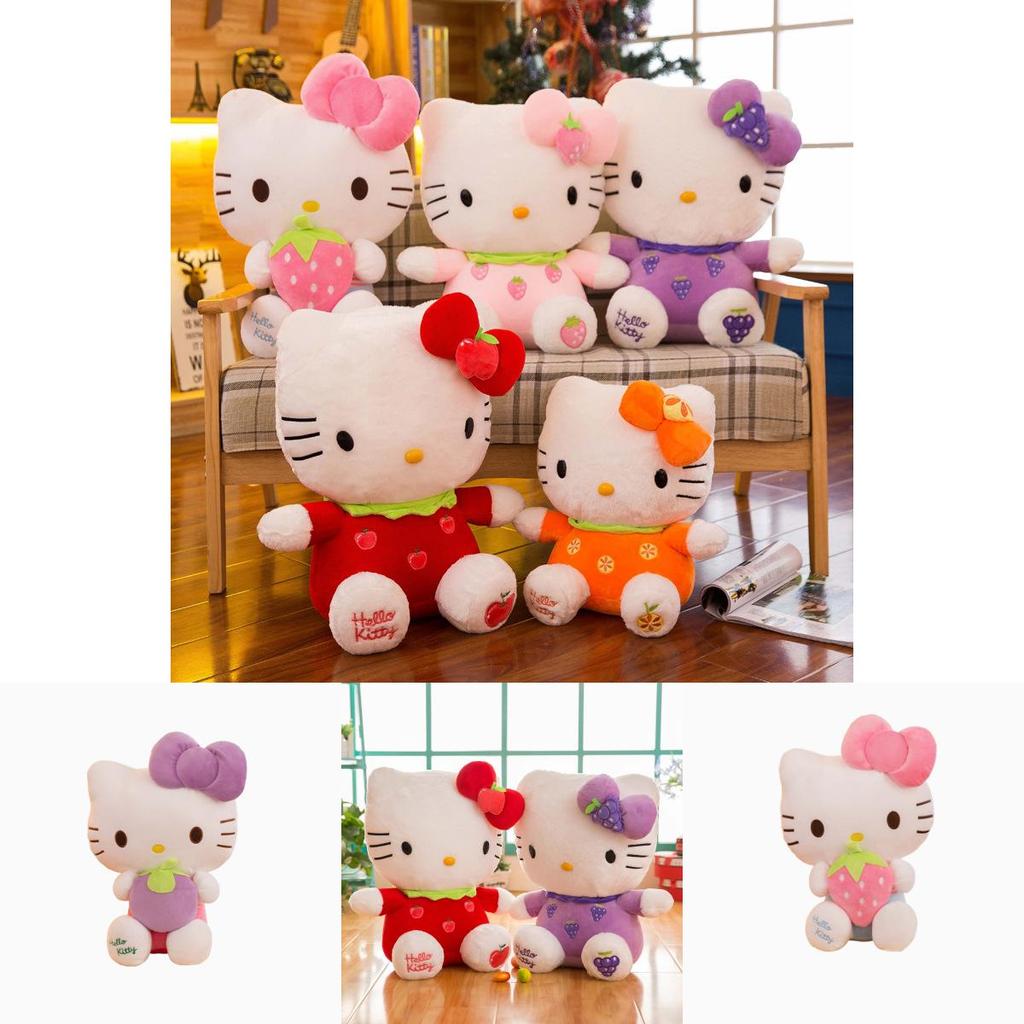 Adorable Hello Kitty Strawberry Cat Plush Toy For Kids And Adults