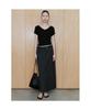 Diaepeocheo Bo H Line Skirt Gray (Ta6427A073)