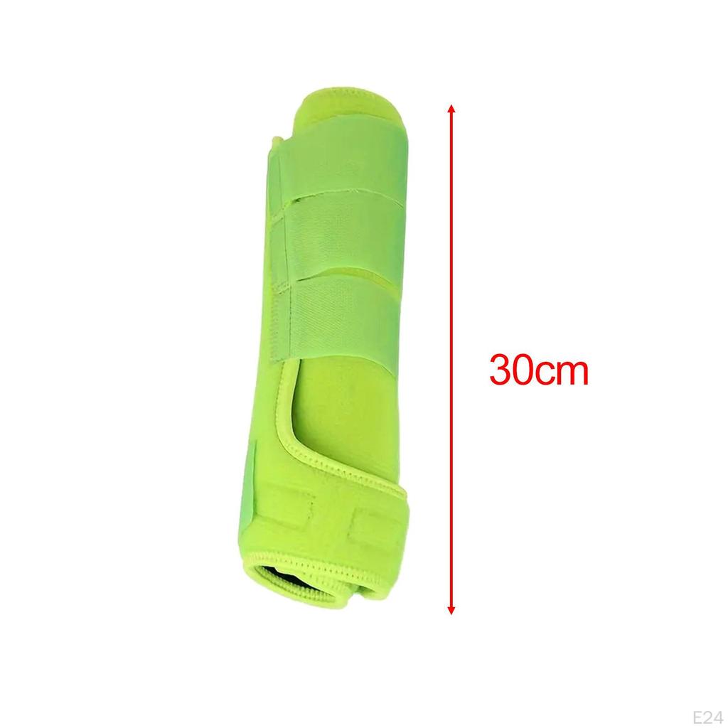 4 Pieces Horse Boots Leg Covers Reusable Breathable Durable Adjustable Wraps Set Guard for