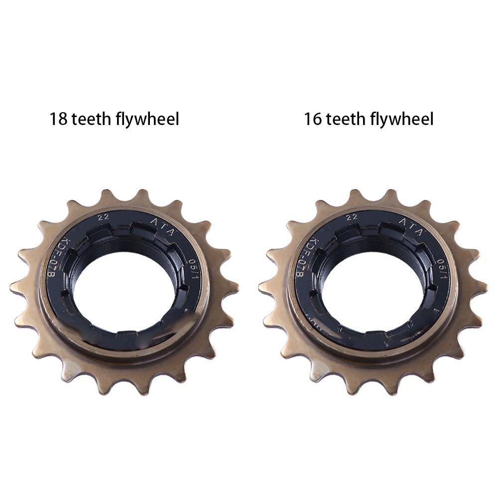 Flywheel Cycling Parts Bicycle Freewheel Bicycle Single Speed Cog 1/2" X 1/8" Freewheel Sprocket