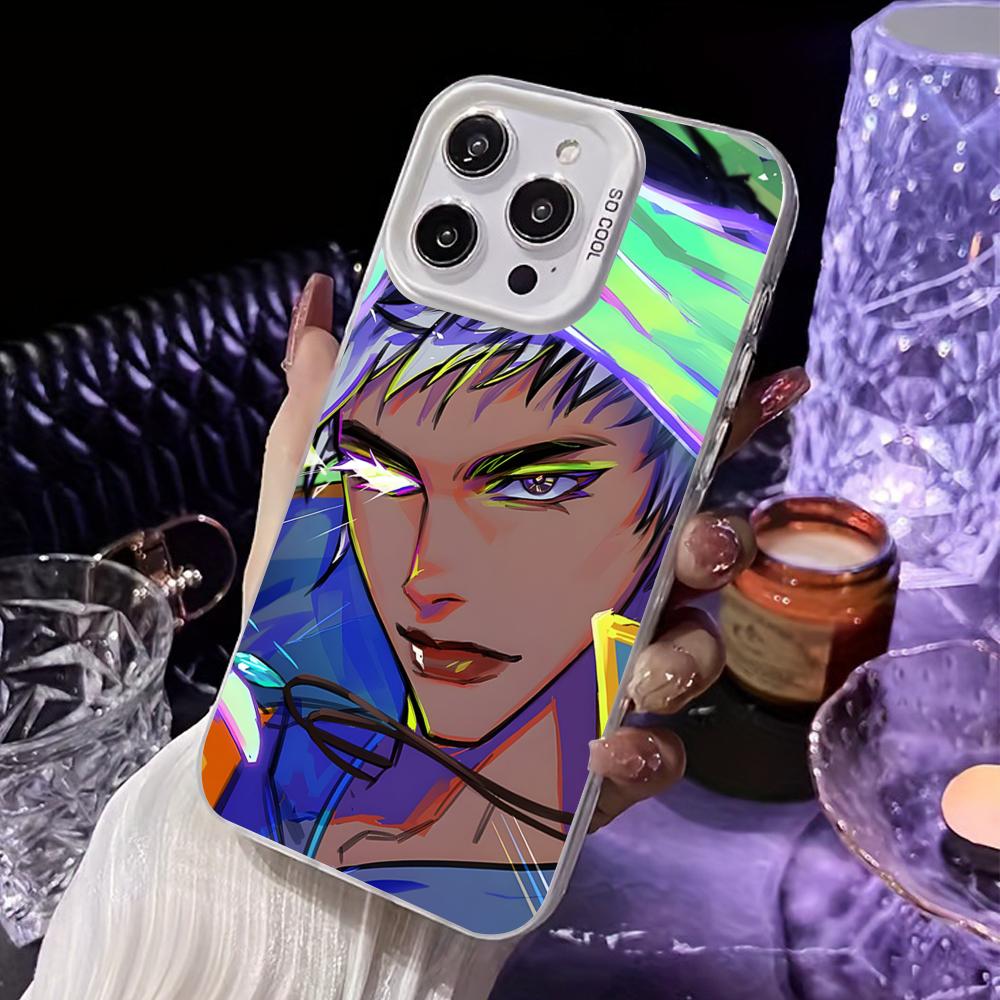 Valo Waylay Phone Case for iPhone 17 16 15 14 13 12 11 X XR XS Air Pro Max Plus White Colorful Silver Cover