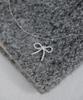 Mualeumoa Gleam Ribbon Knit Beanie-Gray