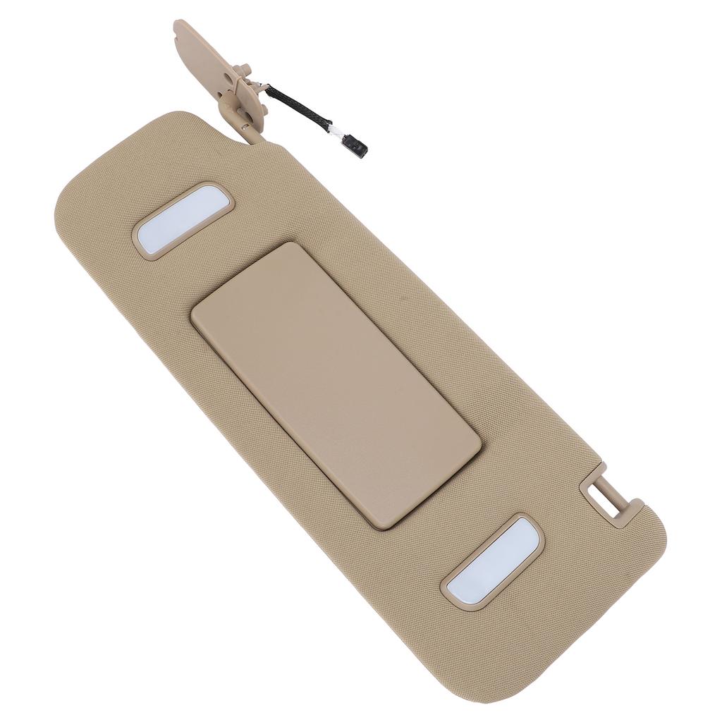 Side Sun Visor Beige Sun Shielding Visor Board with Makeup Mirror for 1500 2500 3500 HD Vehicle Models Left: 22850306