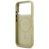 Guess Glitter Triangle Logo Magsafe Case For Iphone 17 Pro Gold Protection