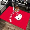1pc Hello Kitty Red Background with Bow - Perfect for Home Decor, Office Carpets, Outdoor Rugs, and Gift Ideas!z2748