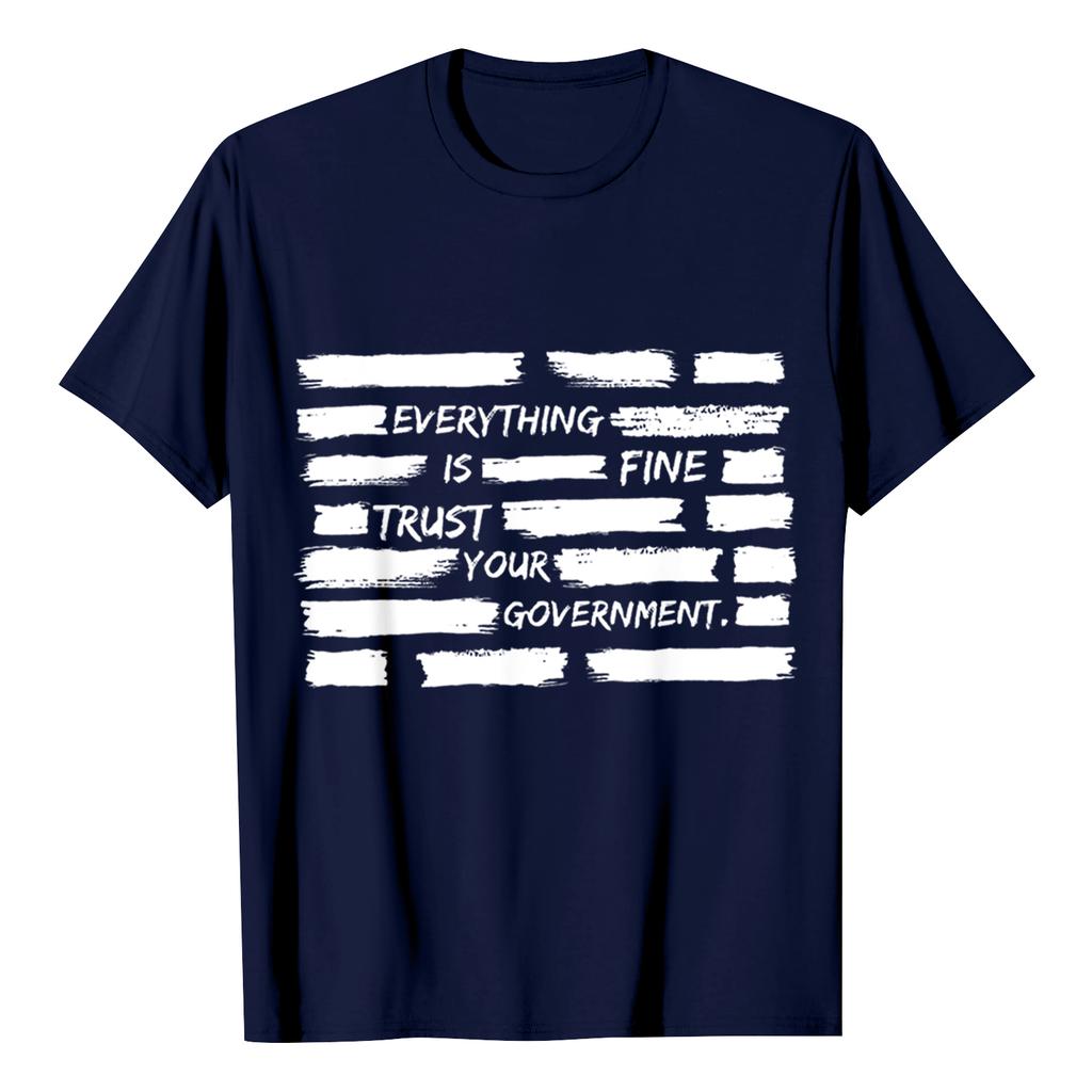 USA Anniversary Men's Casual Letter Print Short-Sleeve T-Shirt