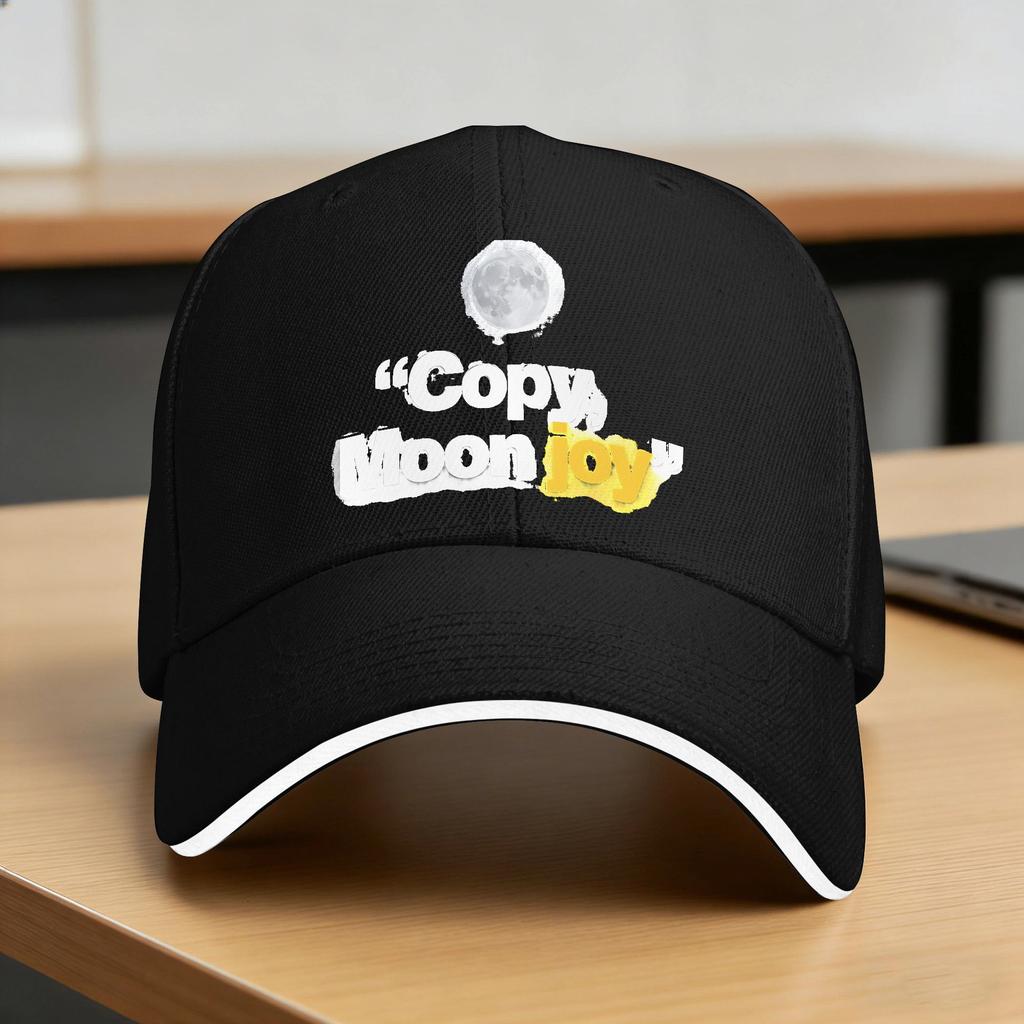 Copy Moon Joy Baseball Cap Y2k Cute Men Adult Hip Hop Hats Dropshipping Custom Logo Tennis Skate Baseball Caps Gift Idea