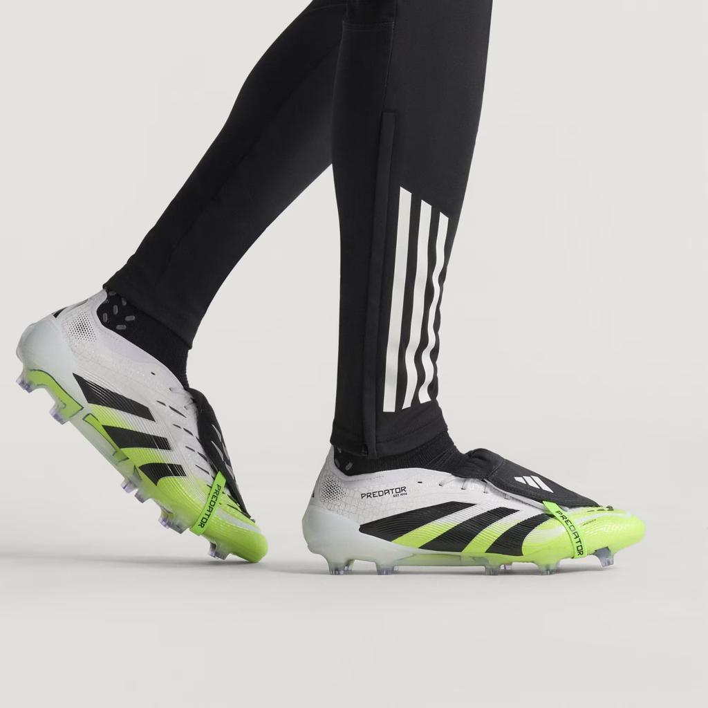 JI1092 adidas Predator Elite FT FG Cloud White Core Black Lucid Lemon (Men's)