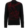 HUGO BOSS Sweaters Men's Black Crew Neck Moderate Other 50485235-001