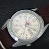 VINTAGE REFURBISHED SEIKO 5 AUTOMATIC JAPAN MENS SILVER DIAL WATCH a708575-1