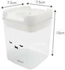Okato Miffy Storage Container Easy Lock with Just a Flip of the Clear Container for Easy Viewing of Wide x Deep x 10cm High Canister, 270ml,