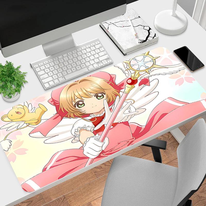 1PC Cardcaptor Sakura Magic Wand Large Durable Mouse Pad Suitable for Office Desks, Gaming Desktops.Ideal for Office, Home, Gaming Rooms-P31