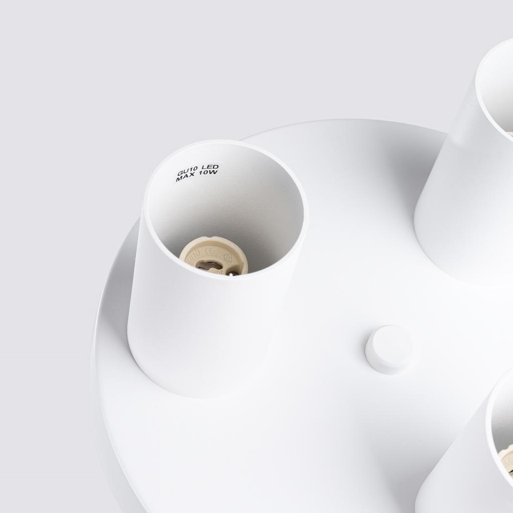 Lagos 3P ceiling lamp white